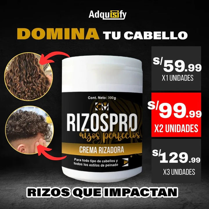 Crema Rizadora Instantánea - RIZOS PRO